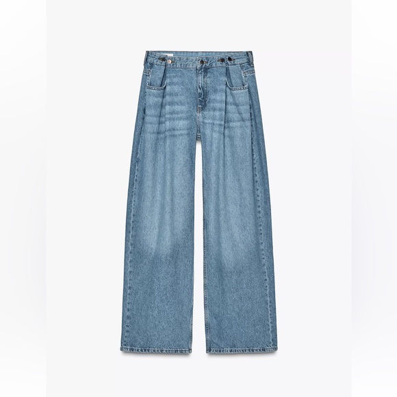 Zara Denim - ZARA LOOSE FIT HIGH RISE WIDE LEG Z1975 JEANS